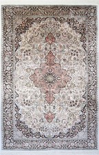 Hand-Knotted Kashmir Silk