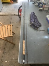 HARDY FIBATUBE FLY 9’6” #8/9/10 HAWKES & BLACK FLY FISHING ROD WITH BAG