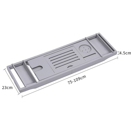 Retractable bamboo wood bath - retractable,