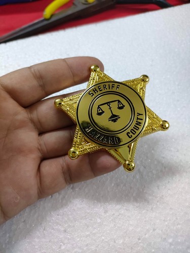 Hazzard county sheriff star - county,