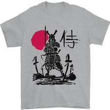 Samurai Battle MMA Kenjutsu Kendo Iaido Mens T-Shirt 100% Cotton