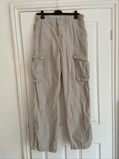 Bershka Womens Greige Cargo