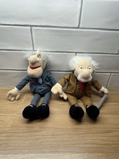 Disney Store Exclusive The Muppets Statler & waldorf grumpy old men 11" Plush 