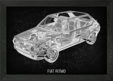 Fiat Ritmo Framed Wall Art