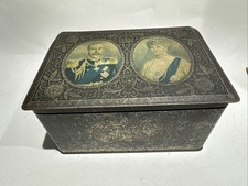 King George V & Queen Mary Silver Jubilee 1910-1935 Empty Tin 17cmx 12