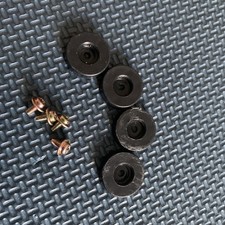Akai S6000 S5000 Plastic Feet with Screws x 4