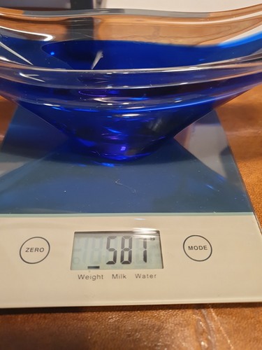 Hand made blue glass winged - hand,