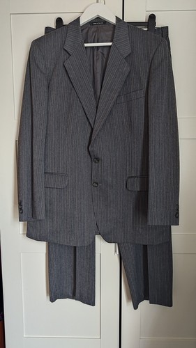 Vintage grey pinstripe - vintage,
