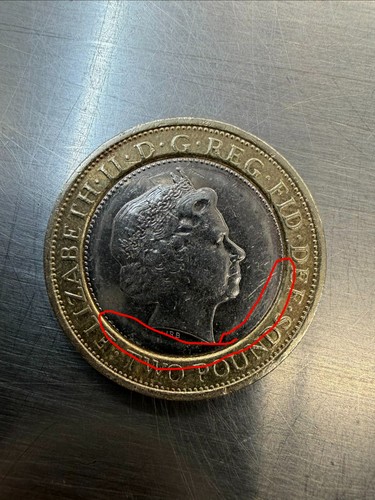 Rare minting error - rare, £2