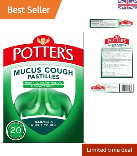 Potters mucus cough pastilles - potters,