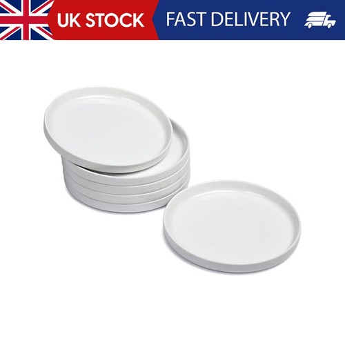 Side plates set white - of, 6