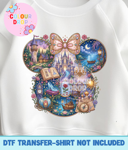 Disney castle mouse - disney, castle,