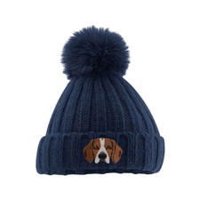 BEAGLE DOG POM POM BEANIE