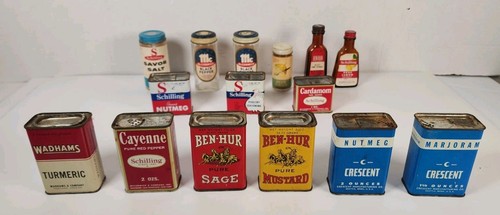 Vintage spice tin - vintage, lot