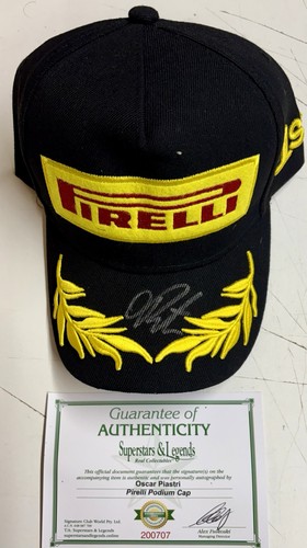 Oscar piastri signed cap - oscar,