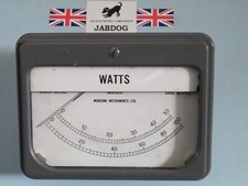 Ex Marconi Test gear Panel meter FSD 850uA Scaled 0-50 & 0-100 258g 871