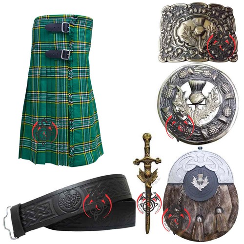 Scottish kilt outfit set irish - scottish,