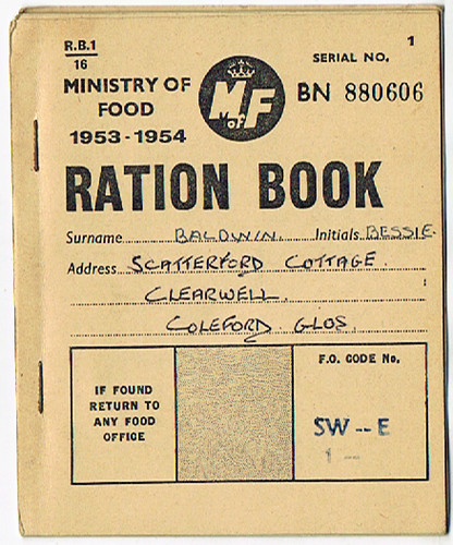 Ww2 ration book baldwin - ration,