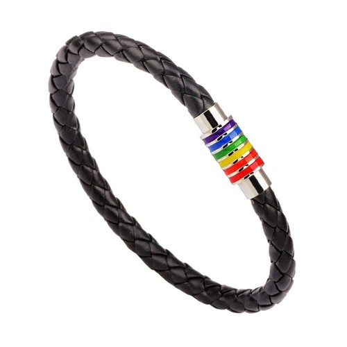 Black magnetic health bracelet - black,