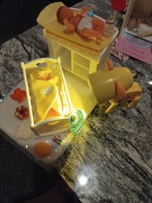 Yellow Cot And Changing Table