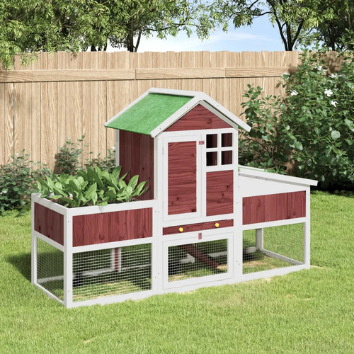 Rabbit hutch mocha - hutch, pine