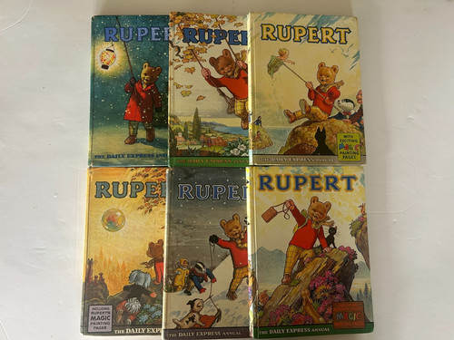 Rupert bear annuals - bear,