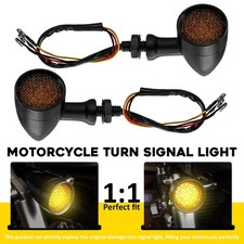 Black 12V 10mm LED Turn Signal