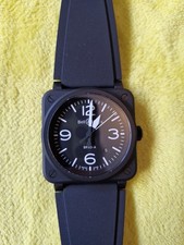 Bell & Ross BR03-A, Black Ceramic – Full Set – 2024 – Ex cond  - BR03A-BL-CE/SRB