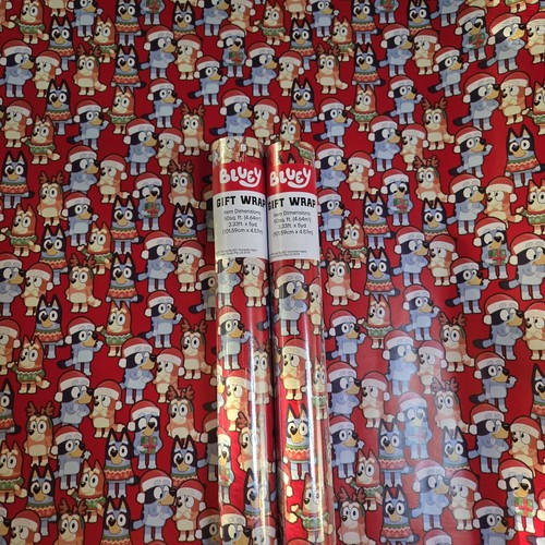 Bluey gift wrap 100sqft 2 - 100sqft,,