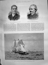 Old 1890 Canner Charles Smith Navy Ship Tryon Scilly Dublin Musuem Ir Victorian