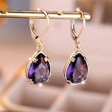 9ct Gold GF Purple Amethyst