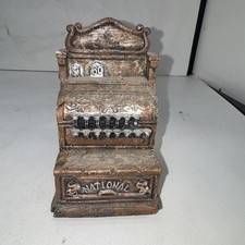 Rustic Old Fashioned Cash Register National music box Plays “Happy Trails”