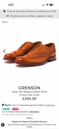 Grenson dylan tan brogue - dylan,