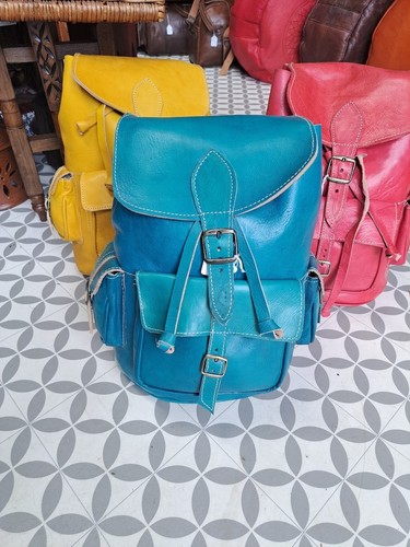 Hand made moroccan leather - moroccan,