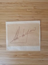 Steve McQueen Hollywood Actor Autograph