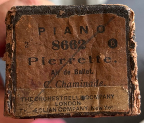 Vintage pianola roll - vintage,