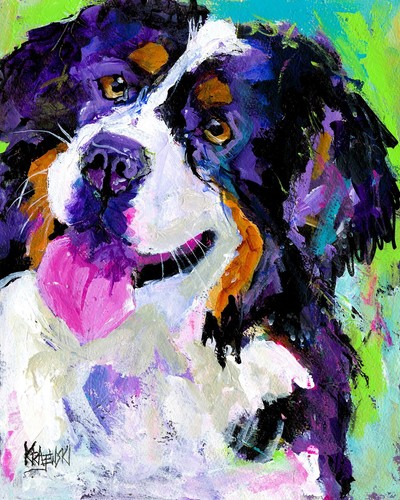 Bernese mountain dog print - bernese, of