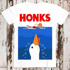 Honk Honk Jaws Honks Goose Duck DnD Best Seller T Shirt Music Retro Top Tee 8536