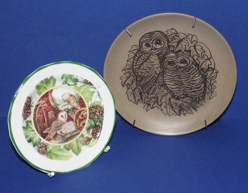 Collectable owl plates - plates, *
