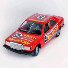 Vintage Burago Mercedes 190e 1:25 Monroe Model Car Rare Diecast Retro 