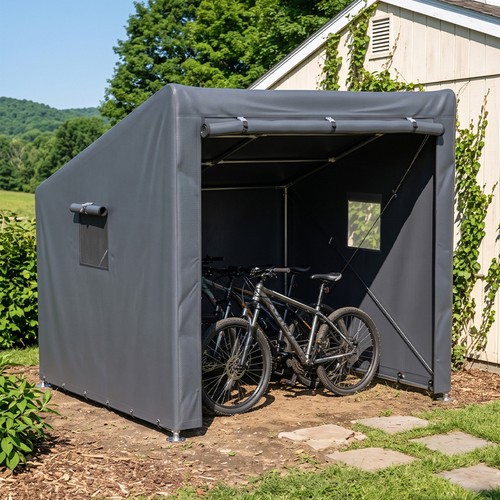Garden shed bike storage - bike,