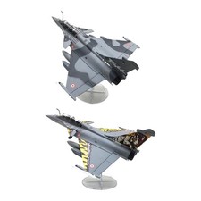 1:72 French Rafale Fighter Jet with Base for Livingroom Home TV Cabinet