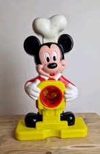Vintage Disney Mattel Mickey Mouse Snow Cone Maker Kitchen Toy 