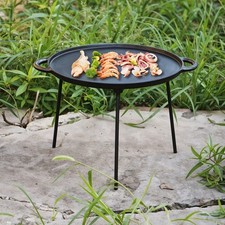 16" Cast Iron BBQ Griddle Pan