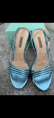 Albano blue leather strappy - leather,