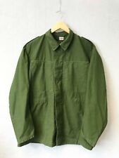 Vintage Army Green Chore Jacket - 100% Cotton - Swedish Military - All Sizes