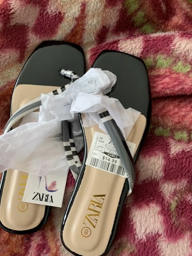 Zara slides flip flop new - slides,