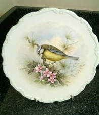 Royal Albert China Plate The Woodland Birds Collection Blue Titmouse Bird