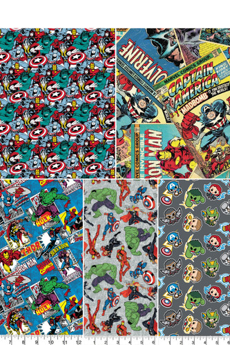 Marvel avengers cotton fabric - avengers,