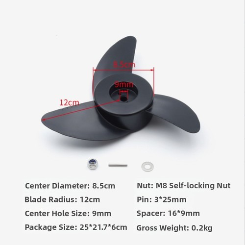 Boat propeller for electric - boat,